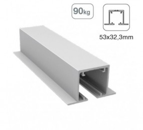 PERFIL GUIA SAHECO STAR FT 90KG ANONIZADO MATE