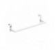 TOALLERO LATERAL MUEBLE RECT. 37CM CROMO BRILLO / BLANCO / NEGRO : ACABADOS:BLANCO
