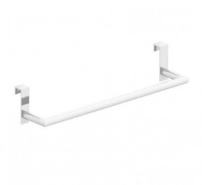 TOALLERO LATERAL MUEBLE RECT. 37CM CROMO BRILLO / BLANCO / NEGRO