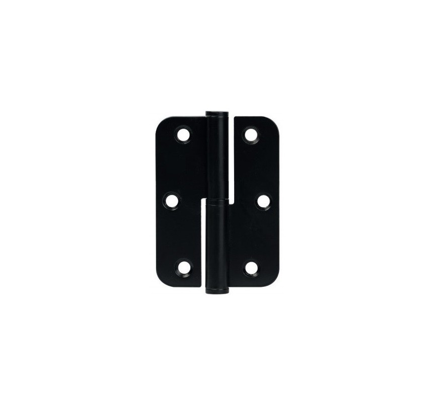 PERNIO 90X65X2.5MM NEGRO CANTOS REDONDOS