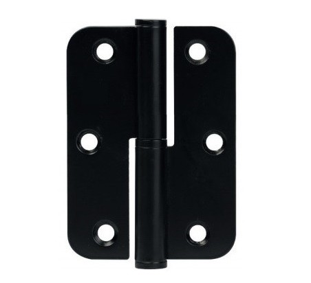 PERNIO 90X65X2.5MM NEGRO CANTOS REDONDOS