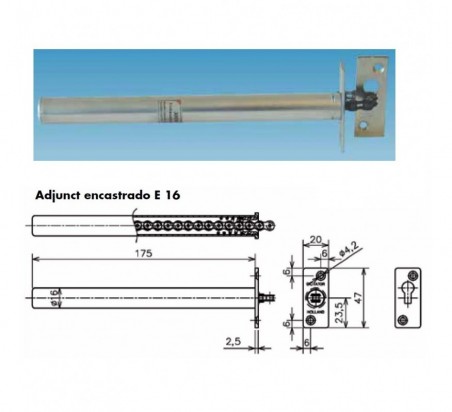 MUELLE INVISIBLE ADJUNCT E 16/2500