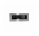 TIRADOR UÑERO RECTANGULAR INOX : MEDIDA:120x40 TIRADOR UÑERO RECTANGULAR INOX : MEDIDA:120x40