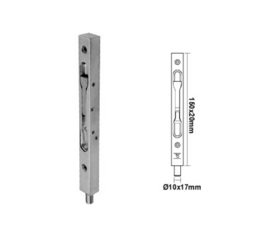 PASADOR EMBUTIR INOX MATE AISI 304