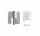 PERNIO PALA REDONDA ABIERTA 120x86 INOX : MANO:DERECHA PERNIO PALA REDONDA ABIERTA 120x86 INOX : MANO:DERECHA