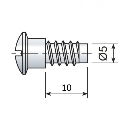 TORNILLO CLOCK 5X10MM CINCADO