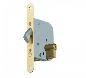 CERRADURA 615CR-250A011 SOLO GANCHO S/B C/RED. 50MM LATONADO