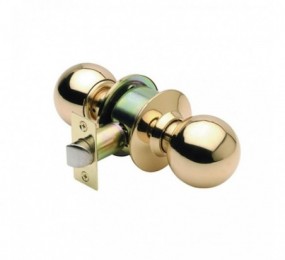 JUEGO POMOS TESA 3905 60-70 PUERTAS PASO LATON BRILLO