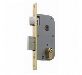 CERRADURA MCM 1301-235A011 SIN BOMBILLO 35MM LATONADO