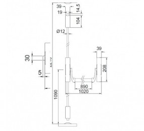 MUELLE CIERRAPUERTAS OCULTO GU FTS 24