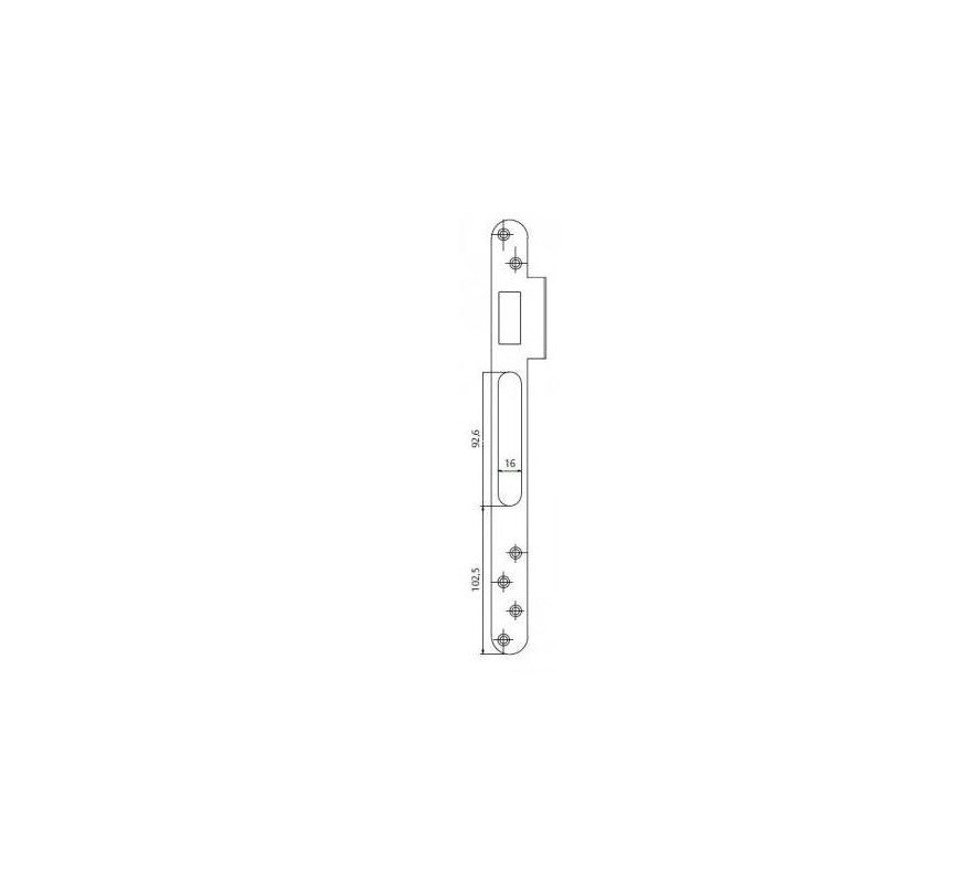 CERRADERO CORTO CENTRAL RASGADO R200R AC