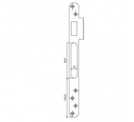 CERRADERO CORTO CENTRAL RASGADO R200R AC