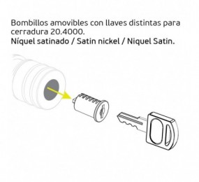 BOMBILLO INTERCAMBIABLE CERRADURA AJUSTABLE 204002CD