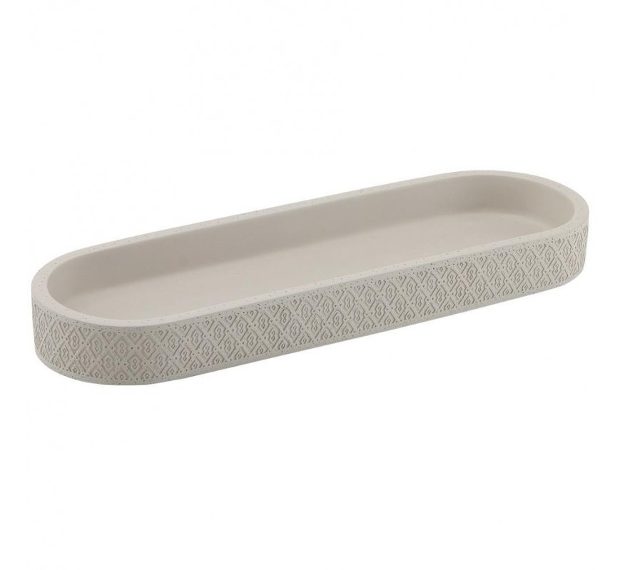 BANDEJA G-AFRODITE CERAMICA GRIS 4906-08