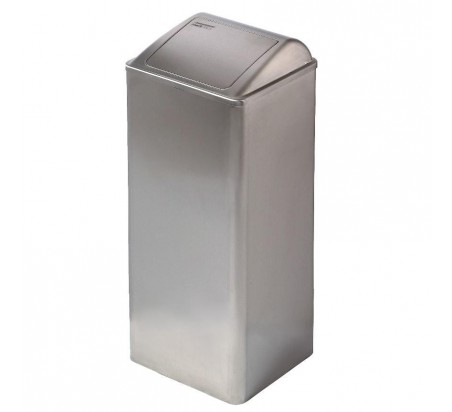 PAPELERA SUELO 80LT PP0080CS INOX SATINADO