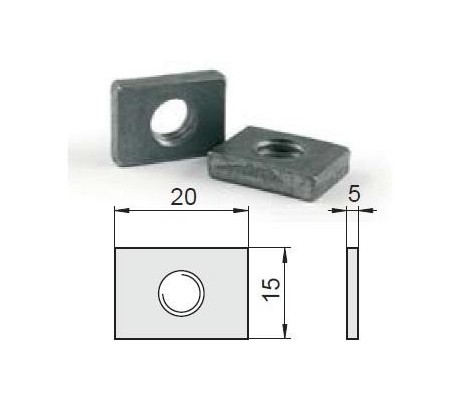 TORNILLO N-11 9X16HX120 T.RECT. Y ARAN.