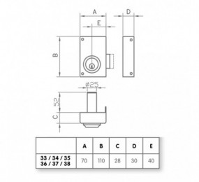 CAJA FUERTE ILUX AR-2E