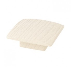 POMO CUADRADO MADERA  VIEFE  0167 BALTO 60X60MM BLANCO CEP./CRUDO CEP./MARRON CEP./NEGRO CEP.