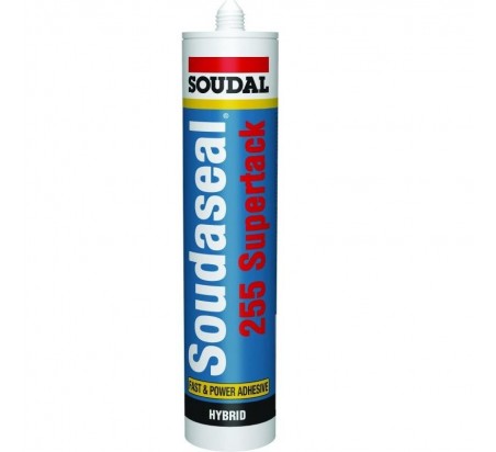 POLIMERO SOUDASEAL 255 SUPERTACK BLANCO 290ML DE SOUDAL