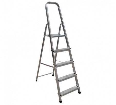 ESCALERA STANDARD ALUMINIO 5 PELDAÑOS