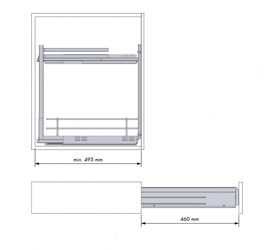 SOPORTE PAÑOS GUIAS LATERALES COMPACT M150 ANTR.MODELO 48300007