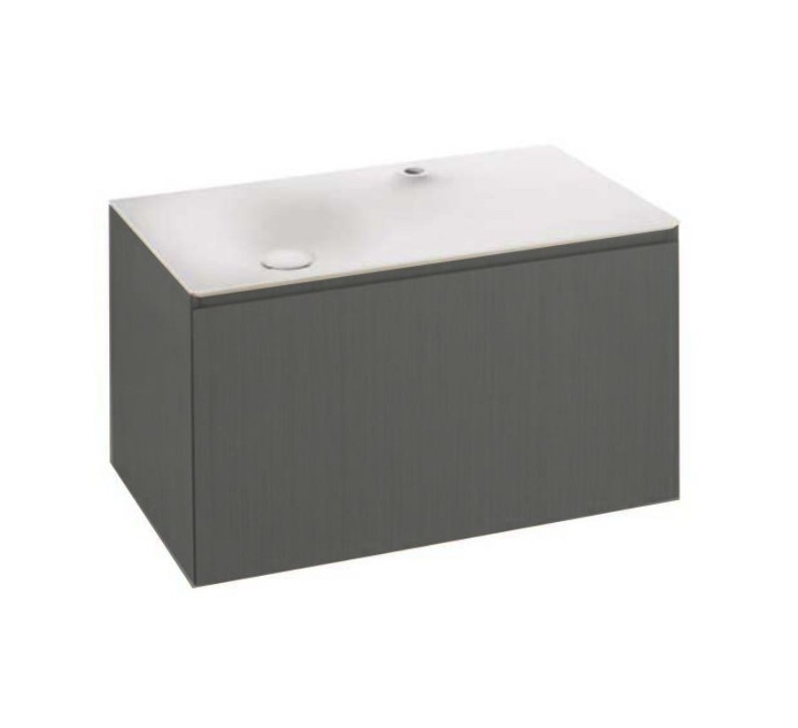 MUEBLE CON LAVABO FLOW CARBON MATE