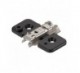 BASE BLUM CLIP REGULABLE H0 MODELO 173H7100 : ACABADOS:NEGRO MATE