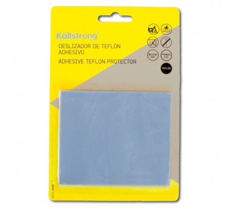 DESLIZADOR TEFLON ADHESIVO 100X85MM ACABADO GRIS