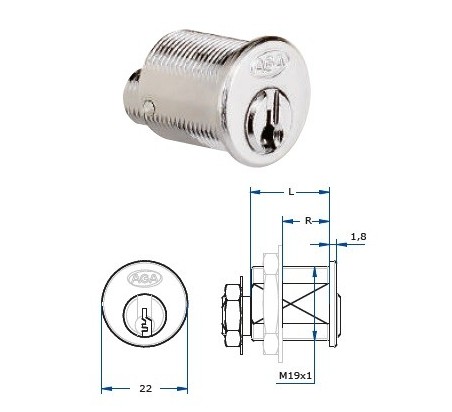 CERRADURA MODELO 137 DE 25