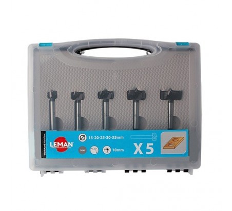 CAJA DE 5 BROCAS FRESADO BISAGRAS