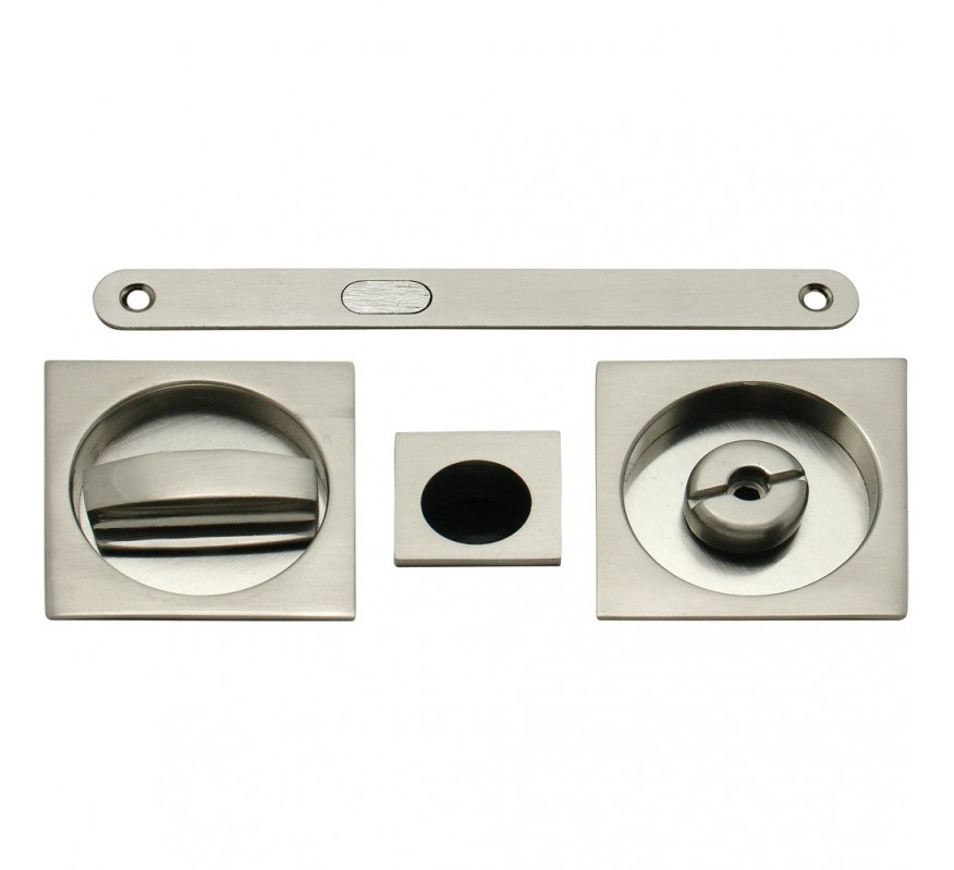 KIT CORREDERA BAÑO CUADRADO CER.+UÑEROS Ø56 MULETILLA