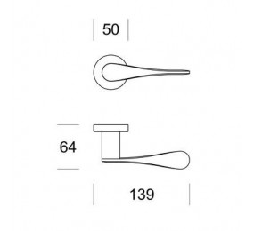 CERRADURA MULETILLA +DESBL. DIDHEYA I-4250/1