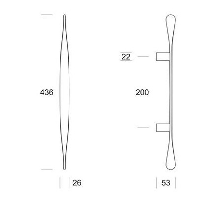 MANILLON SPOON 6229 CROMO BRILLO 200MM (MIDA TOTAL 436MM)