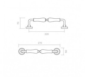 CERRADURA TS30 T6 SOBREPONER GOLPE + LLAVE TESA