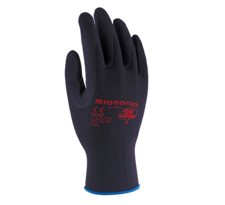 GUANTES NYLON+NITRILO MICROFLEX