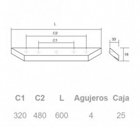 COLGADOR EQUILIBRIUM CON BASE BLANCA