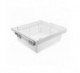 CESTA RATAN EXTENSIBLE SHASTA BLANCO : MODULO (ANCHO):600 (560 ~ 618) mm