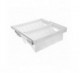 ZAPATERO PLANCHA METALICO EXTENSIBLE SHASTA BLANCO : MODULO (ANCHO):600 (560 ~ 618) mm