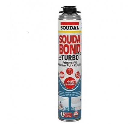 ESPUMA DE PEGADO PISTOLA SOUDABOND EASY TURBO 750ML