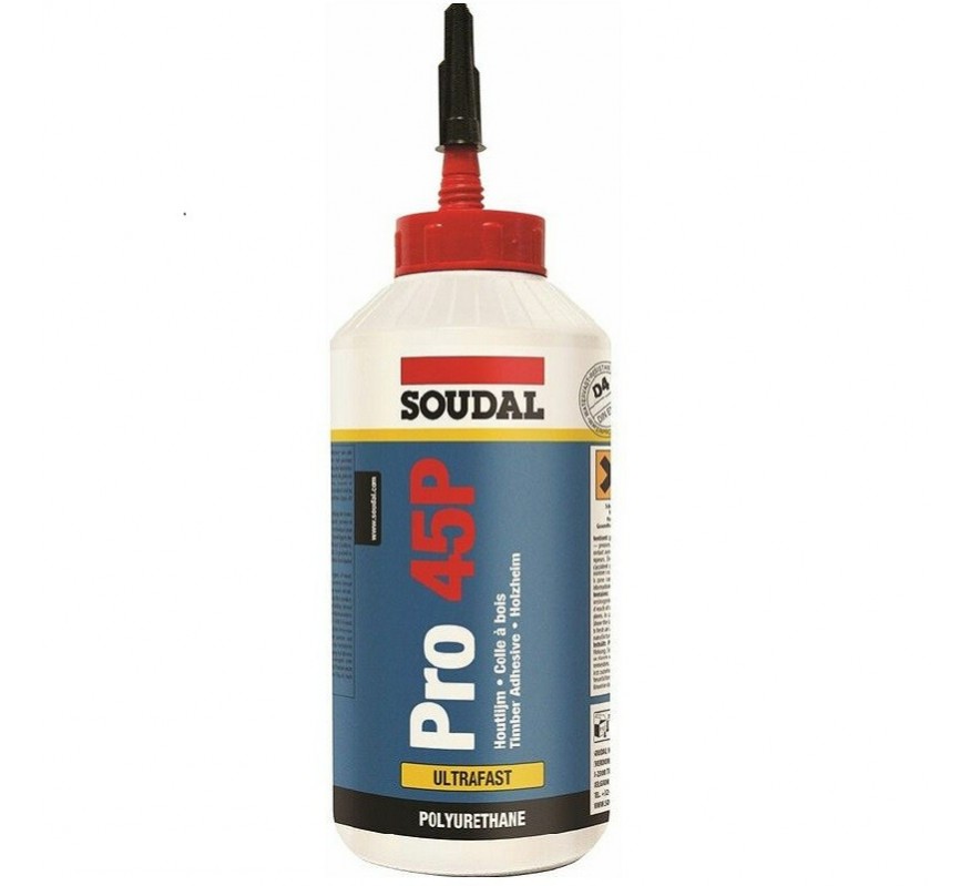 COLA RAPIDA POLIURETANO SOUDAL PRO45P 750G D4