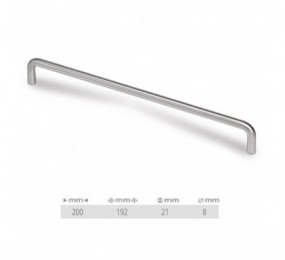 TIRADOR ESTAMP 7814-031 INOX CEPILLADO