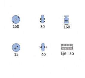 CERRADURA MULETILLA +DESBL. DIDHEYA I-4250/1