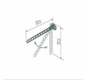 COLGADOR EQUILIBRIUM CON BASE BLANCA