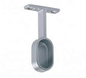 SOPORTE TUBO OVAL LATERAL CON TAPA