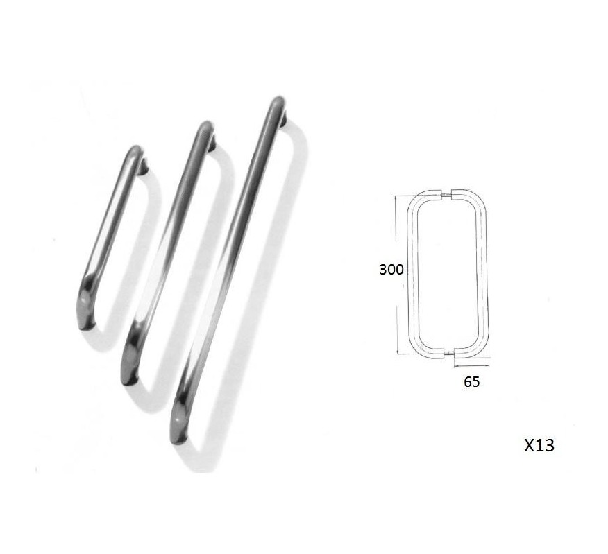 JUEGO TIRADORES 201213/03000000 INOX