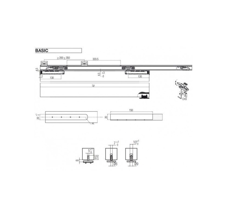 KIT ACCESORIOS RETRACTIL 80/120KG 600-80