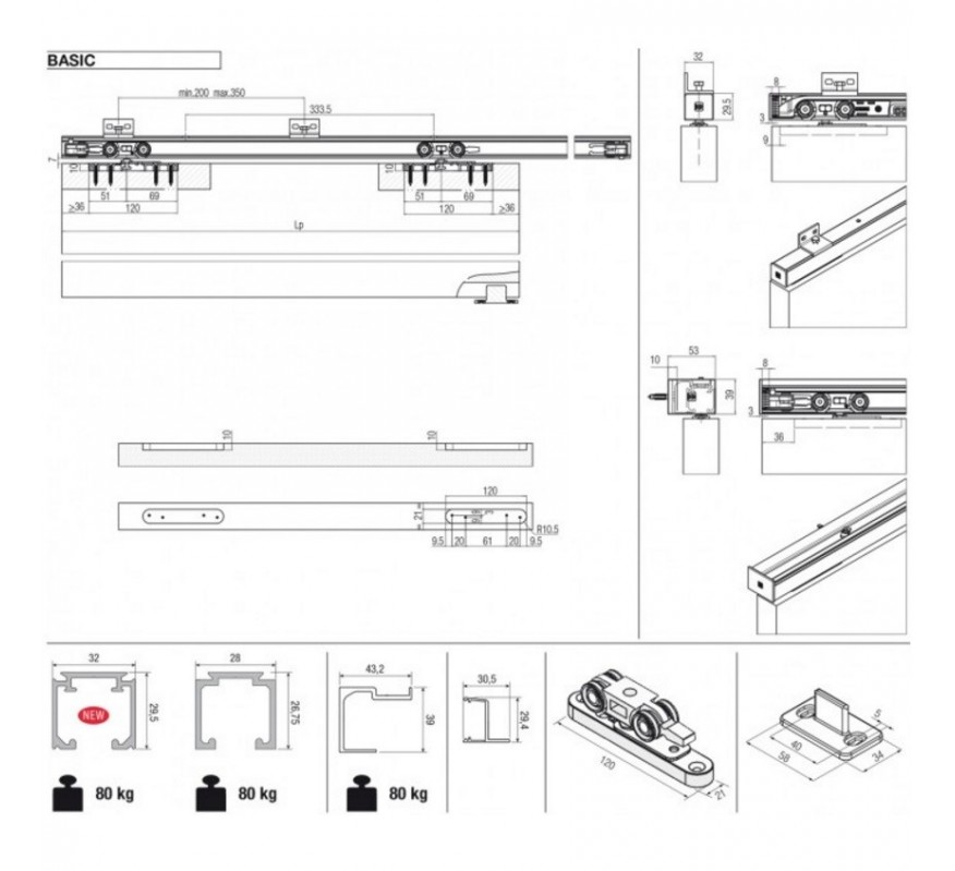 KIT ACCESORIOS 1 PUERTA 450-4