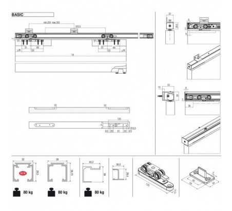 KIT ACCESORIOS 1 PUERTA 450-4