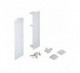 SET 2 SOPORTES FRONTAL TECHNO SLIM H125 : ACABADOS:BLANCO