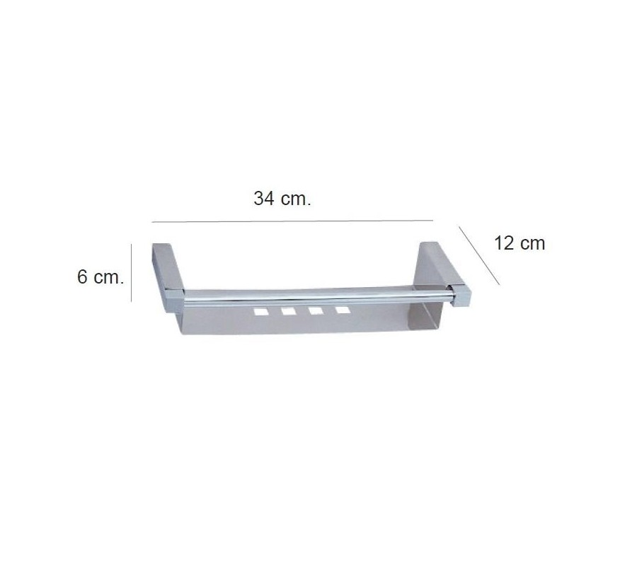 JABONERA BA¥ERA CROMO BRILLO METRIC